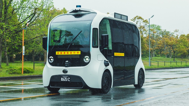 Электрический микроавтобус Toyota e-Palette укомплектовали резиной Dunlop