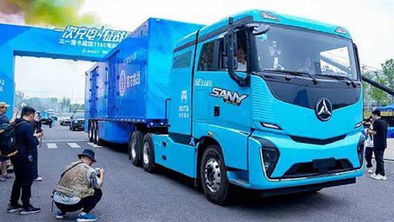 Шины Sailun помогли установить новый рекорд пробега на электрогрузовике